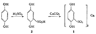 羟苯磺酸钙的合成路线